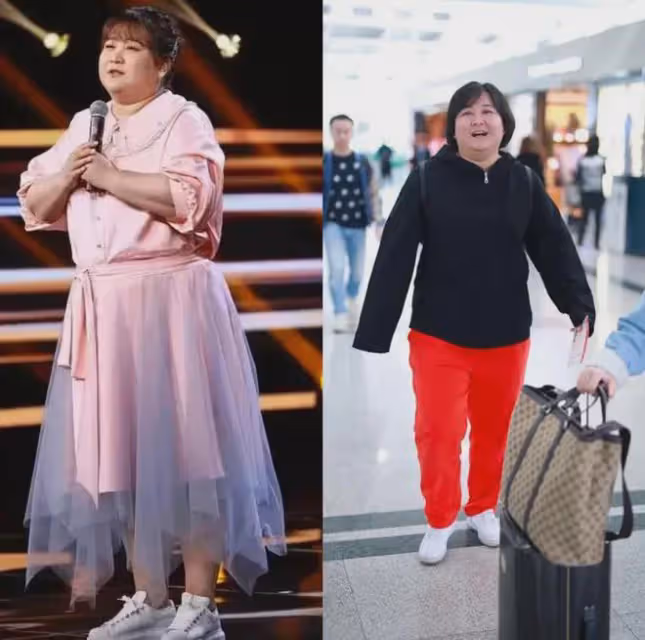 被賈玲的時尚穿搭驚艷到了,她帶火一種穿法黃色禮服紗裙,太美了