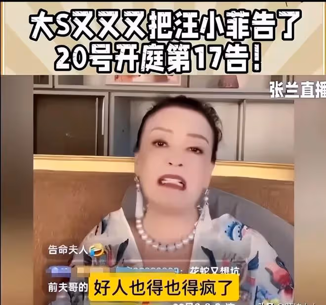 張蘭攤上大事!大S兒子被爆退學,網友吵翻天,真相打了誰的臉?