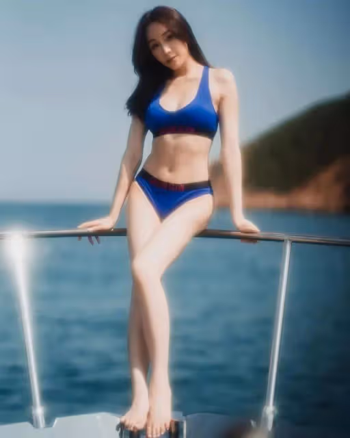 34歲TVB女星大曬藍色比基尼,火辣身材獲網友點贊!與這位艷星居然是姑侄
