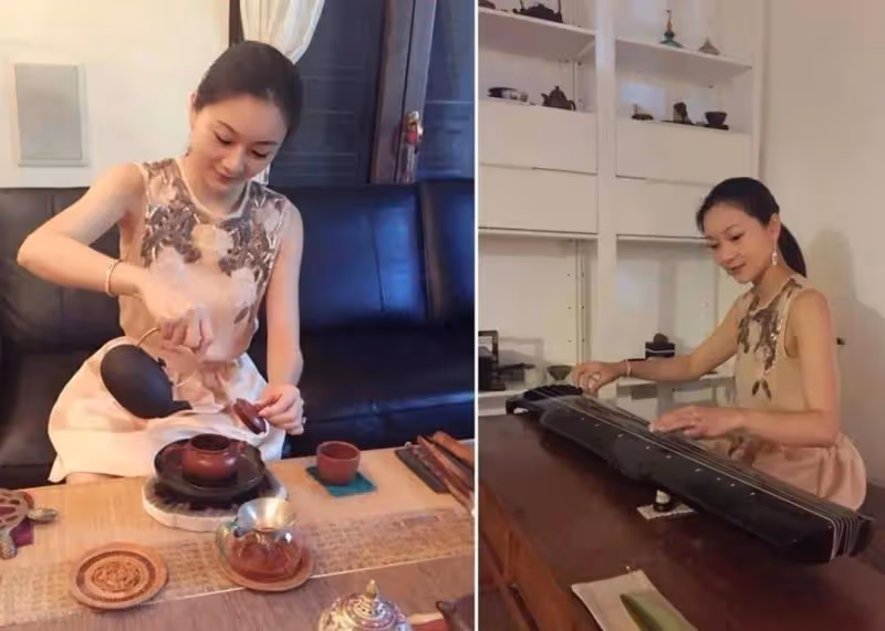 張藝謀小31歲嬌妻和婆婆合照,穿搭「土氣」靠邊站,不搶婆婆風頭
