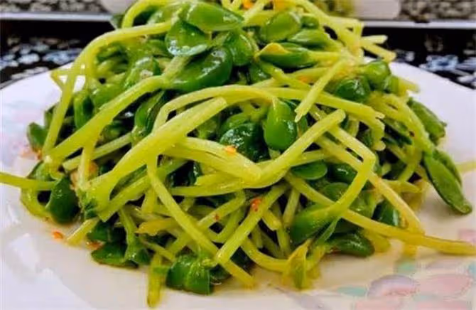 豌豆苗要不要焯水?好多人都做錯了,大廚這樣做豆苗色澤翠綠好吃