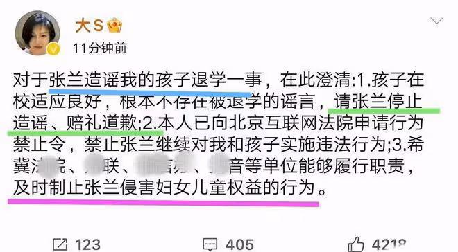 張蘭:如今一貧如洗全是你自找的,實錘大S經濟上出現了大問題!