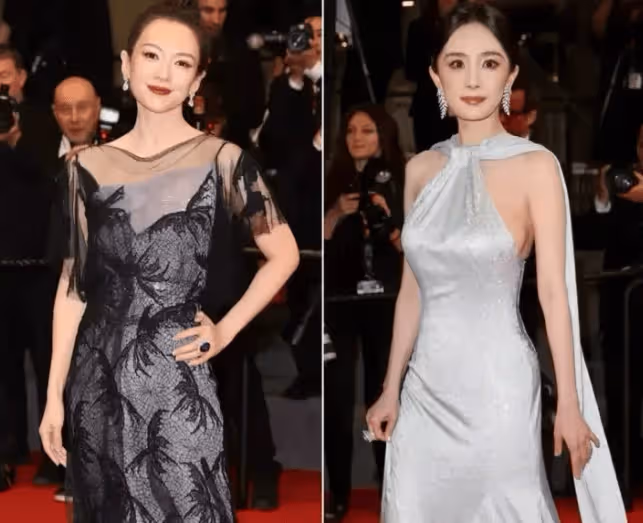章子怡對比楊冪還是老了,精氣神已不如從前!那股子老娘最美的勁消失了!