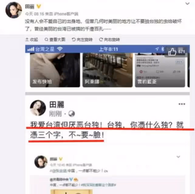 這一次,與「台獨」硬剛的田麗,讓世界刮目相看