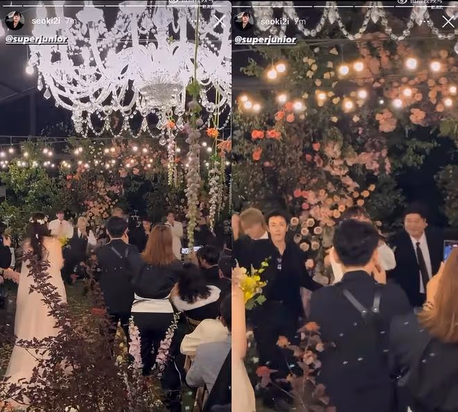 厲旭非公開婚禮，super junior 13人全員到齊，高清大合照公布