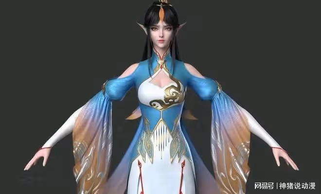 鳳清兒登場,顏值不輸美杜莎,俯衝角度太魔鬼,太長腿太頂了