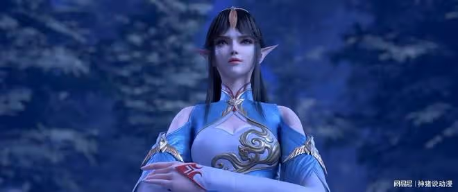 鳳清兒登場,顏值不輸美杜莎,俯衝角度太魔鬼,太長腿太頂了