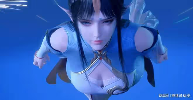 鳳清兒登場,顏值不輸美杜莎,俯衝角度太魔鬼,太長腿太頂了