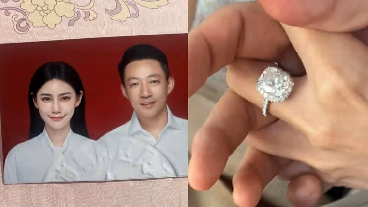 汪小菲「我愛妻」再當台灣女婿　喜曬結婚證、超大鑽戒