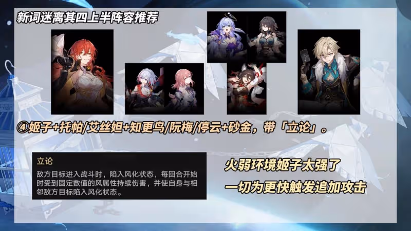 崩鐵:2.2虛構「新詞迷離」攻略|7種滿星陣容推薦,含無DOT隊