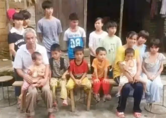 廣西老漢梁二:年近半百娶小30歲妻子,21年間連續生了15個孩子