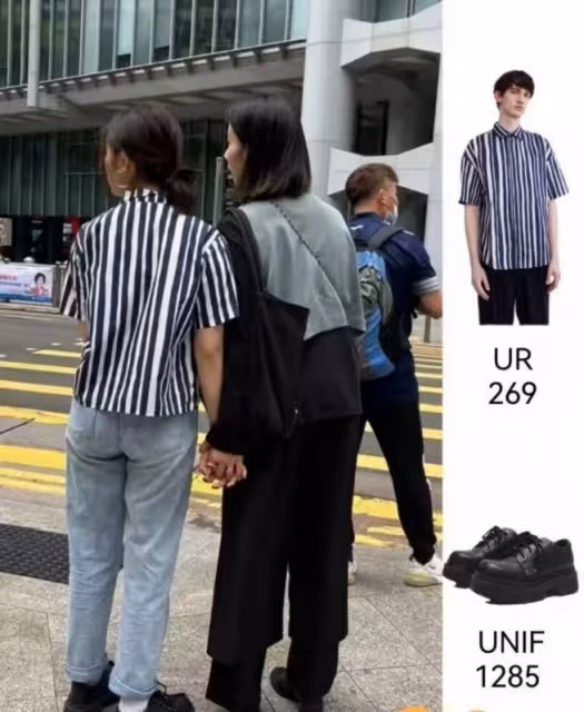 黃磊一家現身香港！黃多多穿男裝配千元厚底鞋，背影比老媽還成熟
