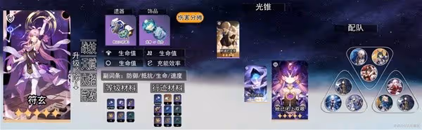 《崩壞:星穹鐵道》符玄配裝及玩法介紹
