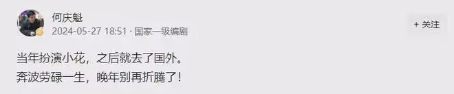 何慶魁暗諷老戲骨陳沖！稱其外國人卻回國撈金，望她晚年別再折騰