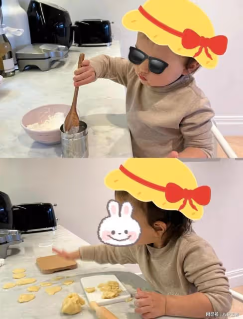 昆凌三胎正面照曝光！2歲妹妹幹家務好軟萌，嘴唇微翹超像周杰倫