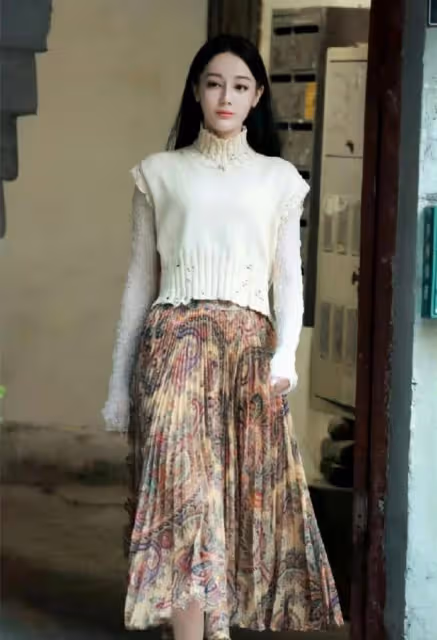 楊紫和迪麗熱巴敢於突破的穿搭,不如白鹿對時尚元素的理解和駕馭