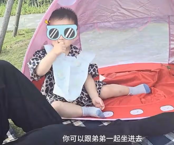 鄭愷帶老婆孩子出遊,與苗苗補過結婚紀念日,倆兒女露正臉像爸爸