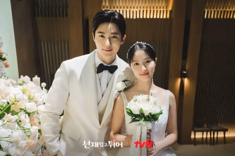 《背著善宰跑》結局甜翻粉絲　金惠奫婚紗非孫藝真同款照樣仙爆