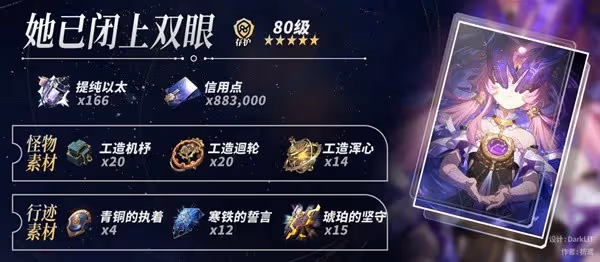 《崩壞：星穹鐵道》符玄突破材料一覽