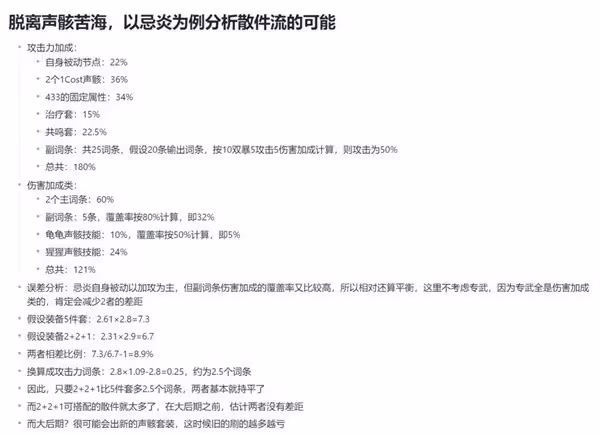 《鳴潮》散件流聲骸搭配思路