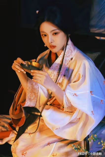 楊超越又一部好劇來襲!陣容非常強大,白衣造型破碎感十足