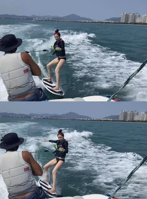 普通小汗衫也能穿出沙浪海灘風情?宋妍霏旅遊穿搭,快點get起來
