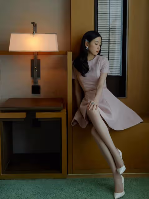 內娛小白花,非陳瑤陳都靈莫屬!簡約系穿搭太養眼