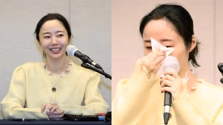 閔熙珍保住飯碗淚灑記者會！曝NewJeans未來釋善意「願與HYBE和解」