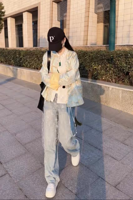 楊冪又一次將新中式穿到外國 妥妥傳統文化宣傳大使 這套穿搭太驚艷