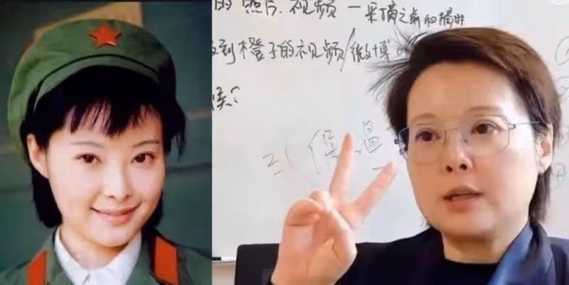 50歲袁立怎麼這麼油膩!罕曬日常大口吃飯,胖成大媽髮際線快禿了
