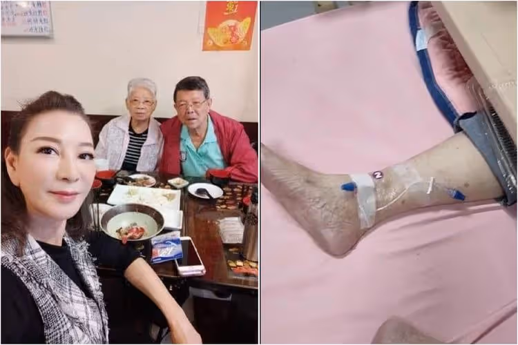 88歲西爸突送急診！楊繡惠奔醫院：爸爸已經打到沒血管