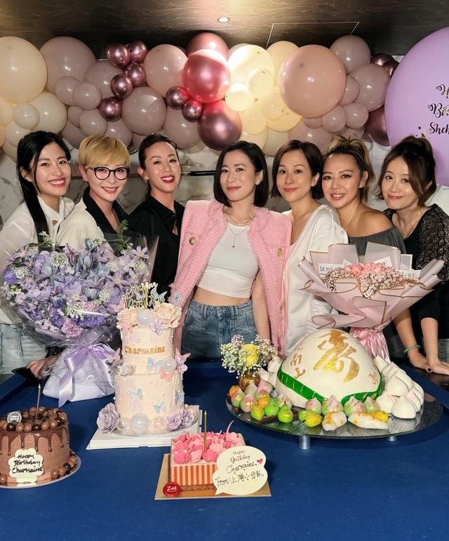 佘詩曼49歲生日派對不停!七魔女罕合體,苗僑偉陳山聰組局到賀