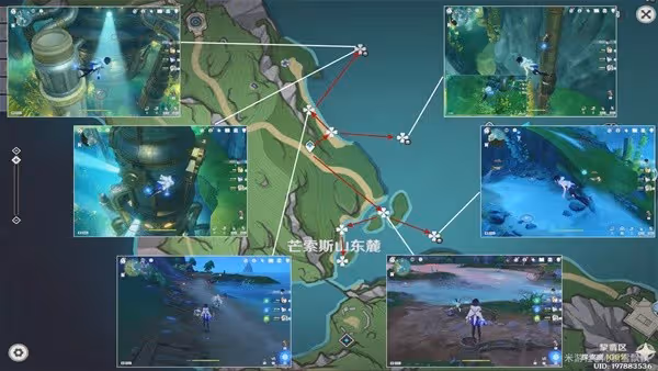 《原神》幽光星星高效採集路線分享