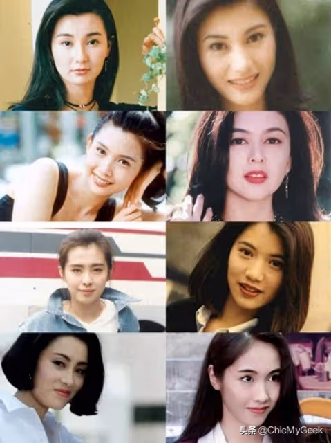 8位香港90年代顏值天花板女星，整容也整不出的神顏！