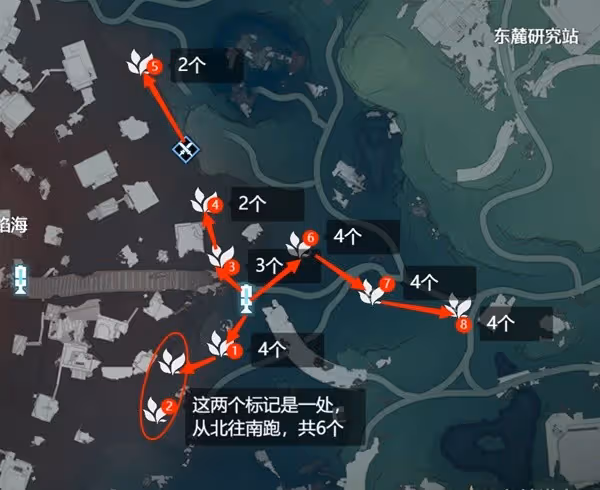 《鳴潮》妙弋花高效採集路線分享