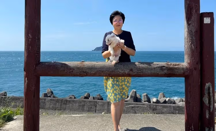 崔佩儀驚見基隆潮境公園山崩慘況　感嘆「我最喜歡散心的地方」