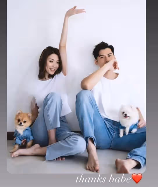 TVB長腿女神懷孕待產倒數兩個月,靚仔老公見AI合成圖流口水:好得意