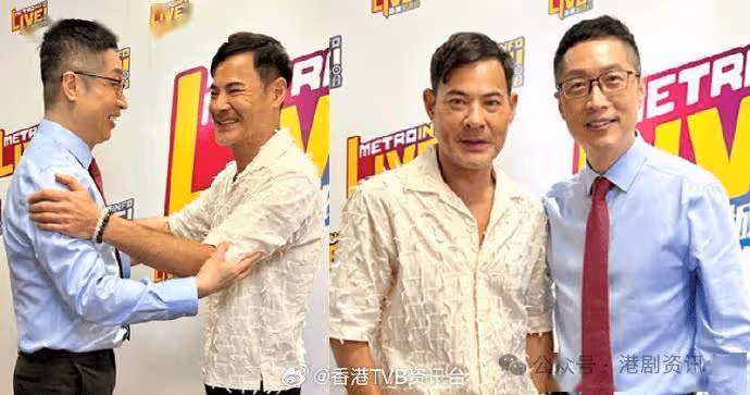 黃智賢到新城訪問 高層馬浚偉探班緬懷合作《鐵血保鏢》