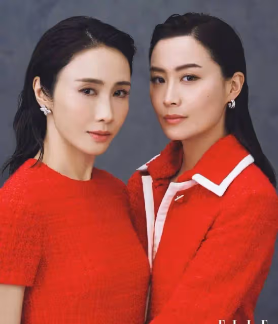 51歲黎姿攜40歲陳法拉同拍大片!一個自然臉美如從前,一個科技臉硬到認不出