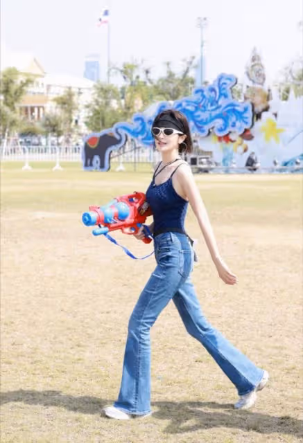 娜扎秦嵐辛芷蕾泰國潑水節美圖!三大美女魅力不可小覷