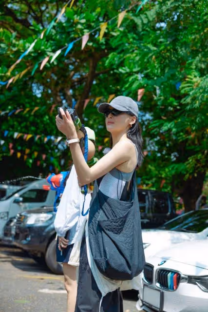 娜扎秦嵐辛芷蕾泰國潑水節美圖!三大美女魅力不可小覷