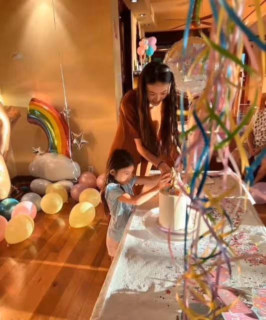 陳冠希為女兒慶生,他發福徹底變大叔,5歲女兒歐美打扮隨媽媽