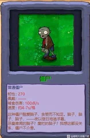 《PVZ雜交版》殭屍綜合評分