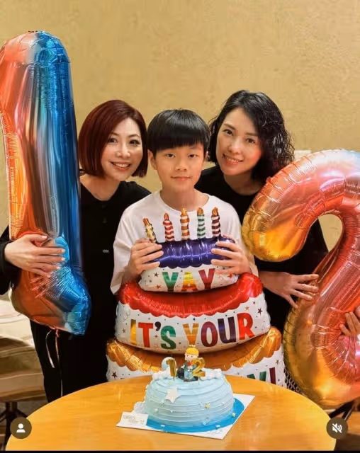 楊千嬅夫婦設宴為兒慶生,12歲Torres似翻版丁子高,上海耀中畢業