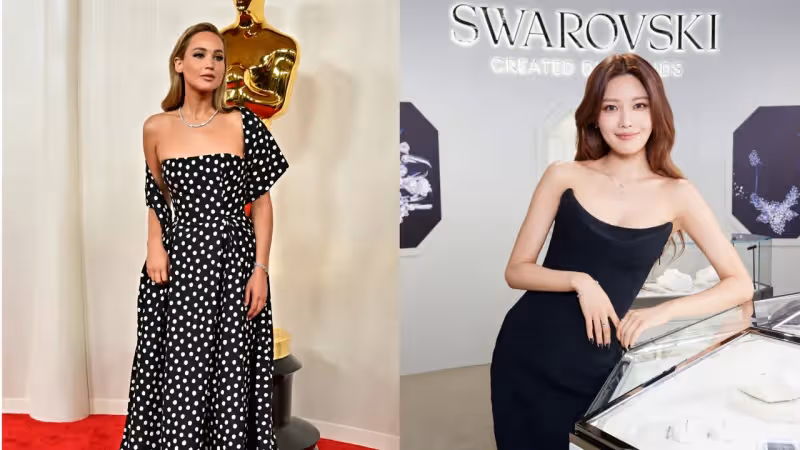 SWAROVSKI夢幻形象店進駐台中　詹子萱搶戴新作曬迷人鎖骨