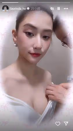 何超蓮深V禮服下滑「渾圓雙球」掉出!穿衣看鏡頭…一退後全看光