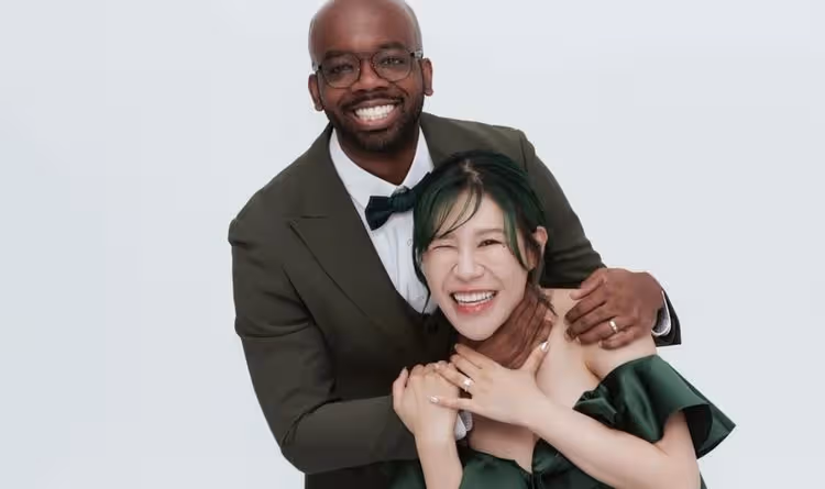 丹妮婊姐婚紗拍成「家暴現場」！她這一點慘輸黑人老公