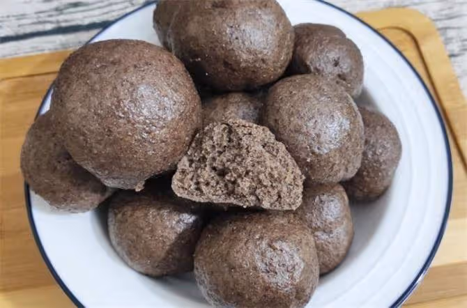 雜糧饅頭的做法,不添加白糖和泡打粉,照樣蓬鬆柔軟好吃