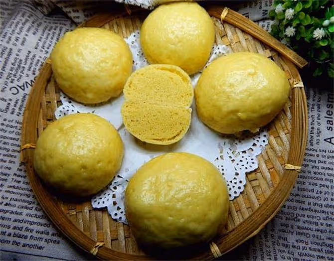 雜糧饅頭的做法,不添加白糖和泡打粉,照樣蓬鬆柔軟好吃