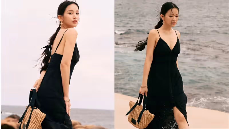 蔡瑞雪海邊辣曬美乳　用ALLSAINTS當起叛逆美少女